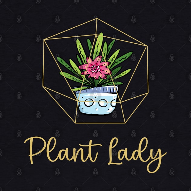 Plant Lady Fancy Houseplant by Whimsical Frank